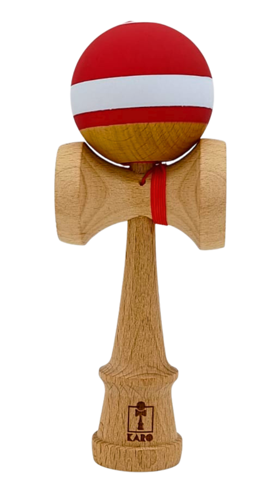 Kendama KARO Crimson Velocity V2 Cupe Mari Grip Rubber